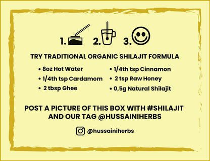 12 Gram Hussaini Herbs Shilajit