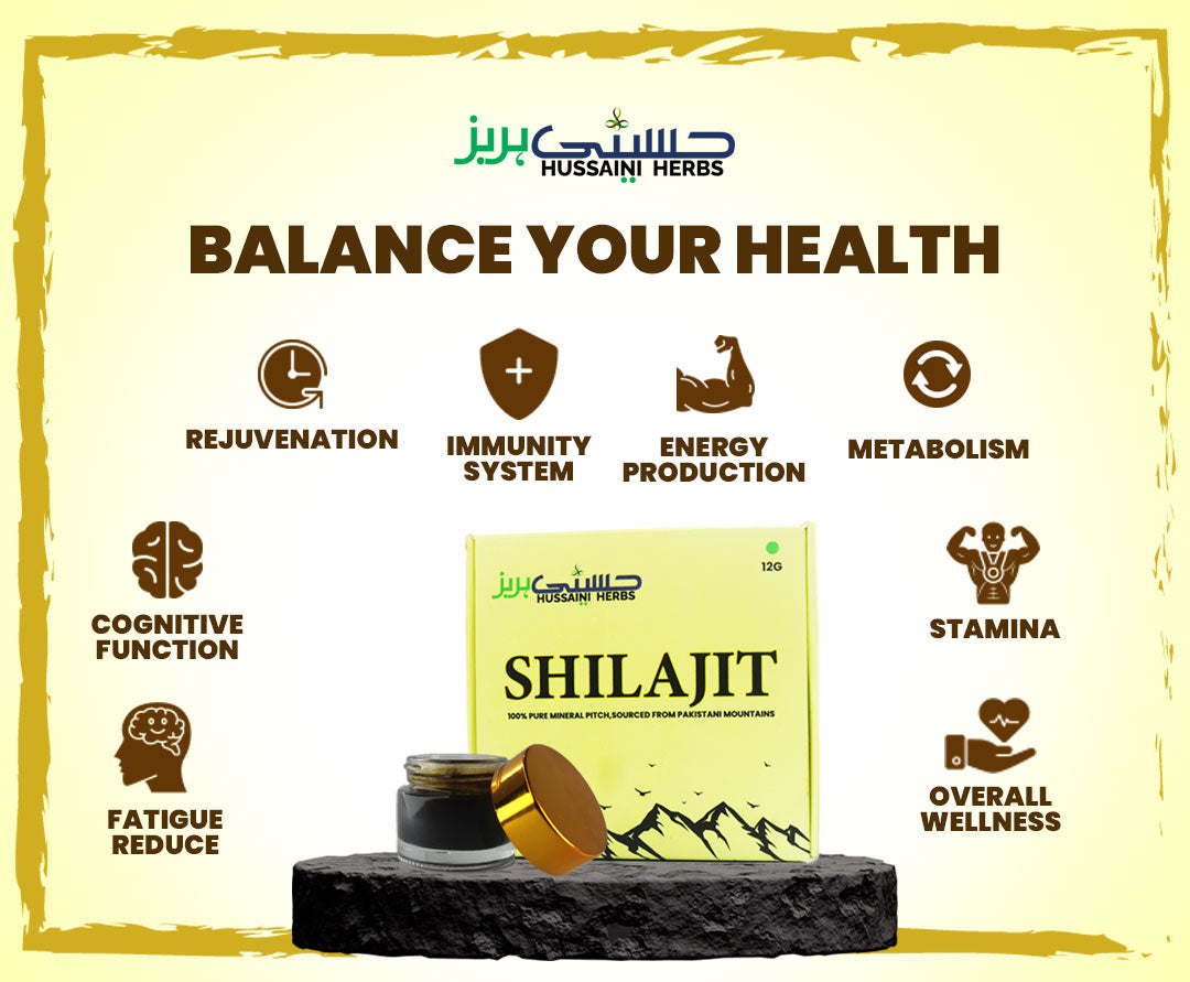 12 Gram Hussaini Herbs Shilajit