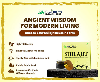 12 Gram Hussaini Herbs Shilajit